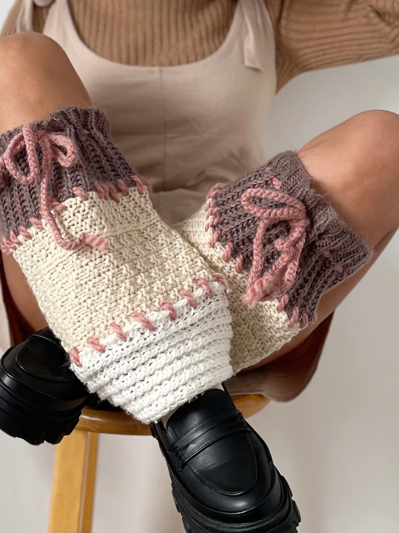 Neapolitan Leg Warmers