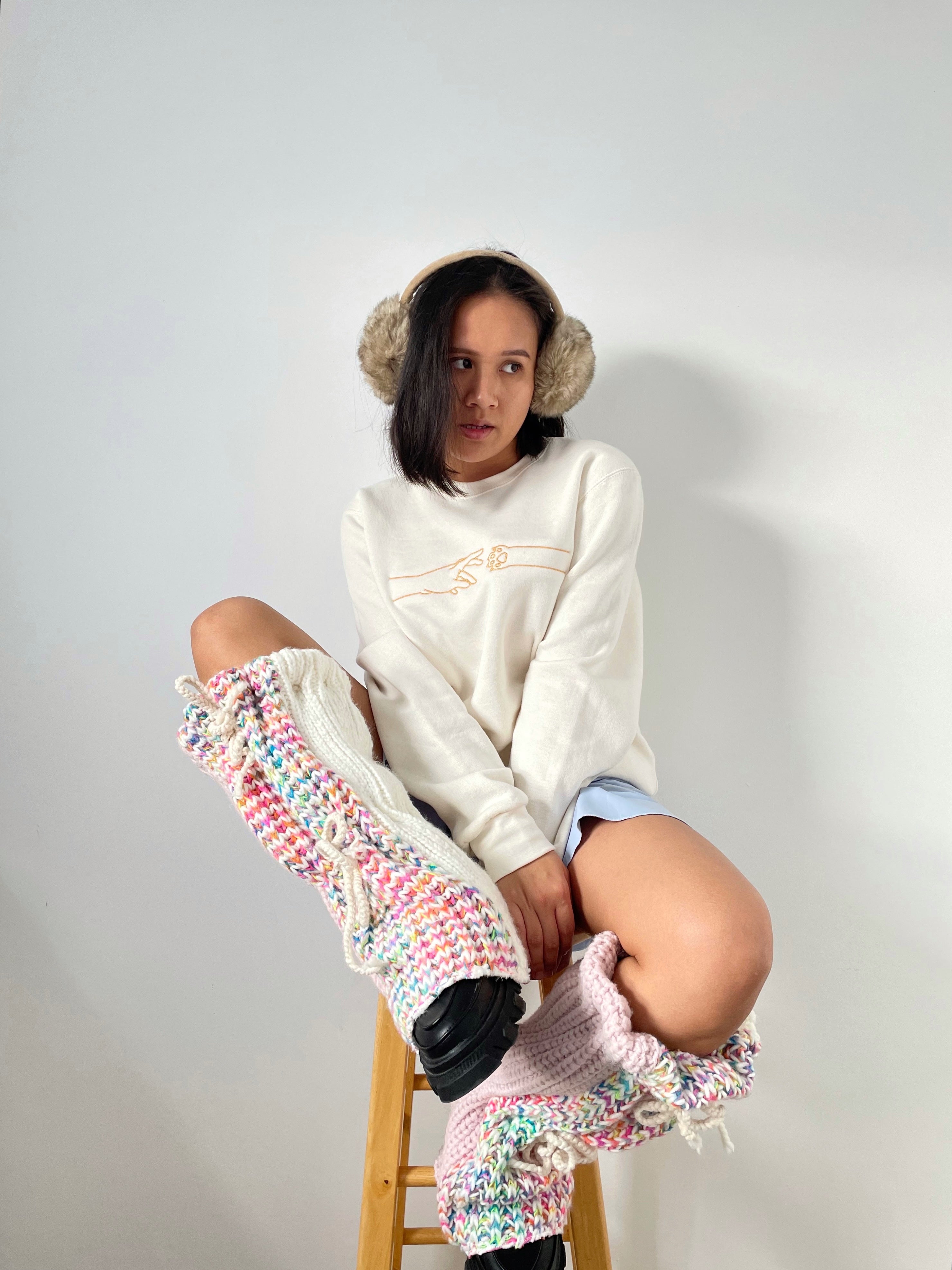 Birthday Cake Leg Warmers