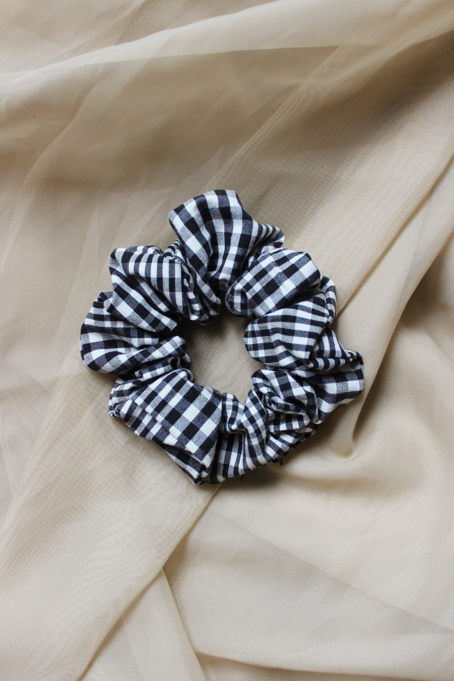 Gingham Scrunchie