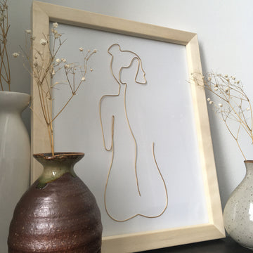 Bare Wire Art - natural frame lifestyle