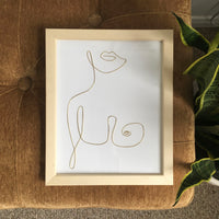 Embrace wire art - natural frame lifestyle