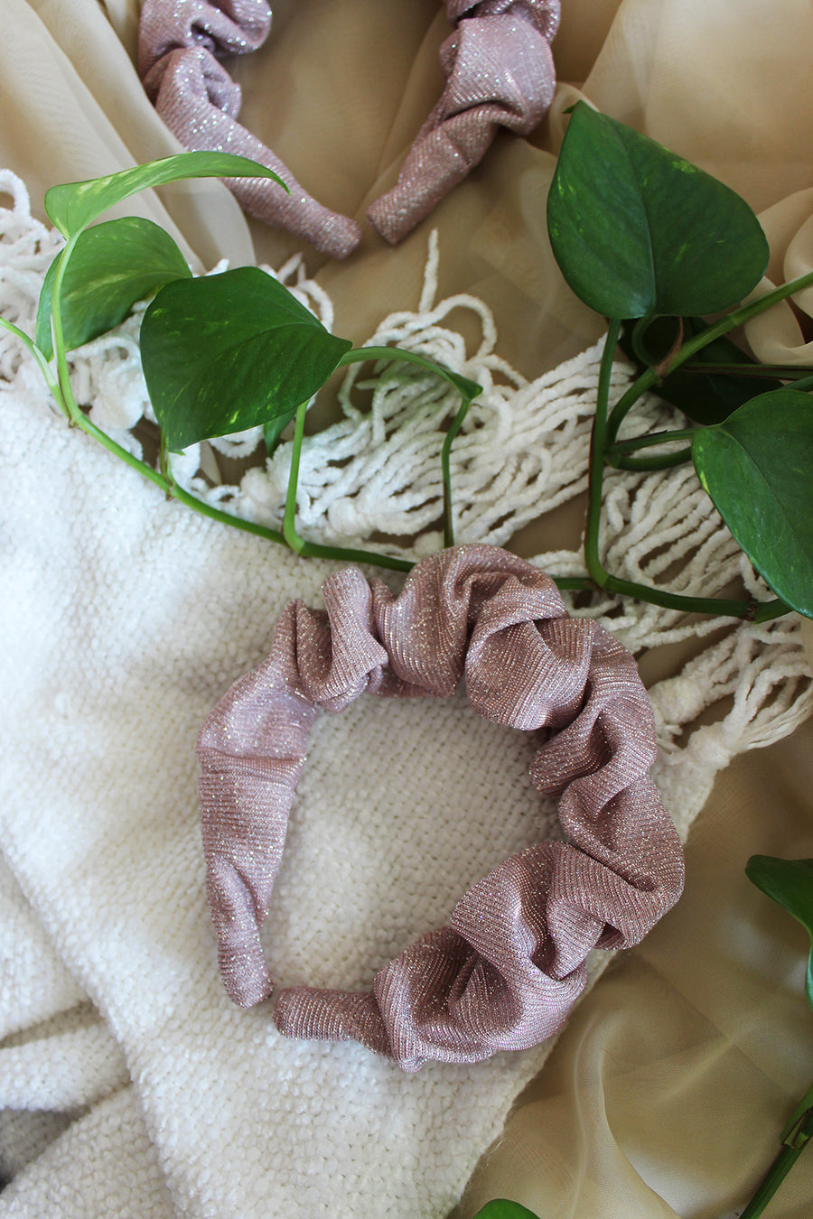 Pink Champagne Headband